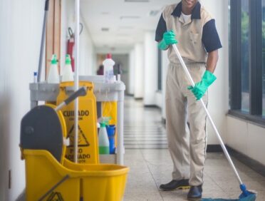 Image of cleaner for Understanding UK's Health and Safety Advancements blog on Learn Q website