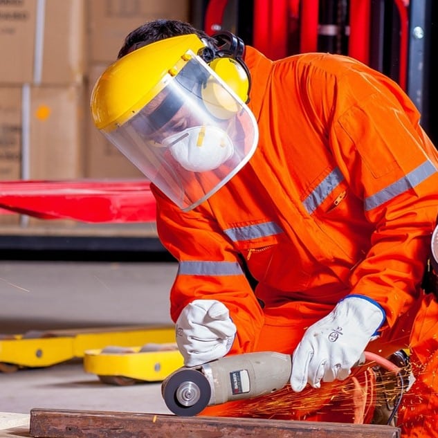 Image of worker with safety equipment for Learn Q Health and Safety at Work Ensuring a Safe and Productive Environment blog