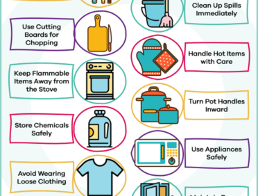 FREE Kitchen Safety Poster image for Learn Q blog