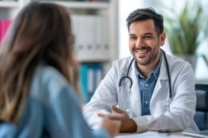 Image of Medical Interpreter at Doctors Office for Learn Q Essential Steps to Becoming a Community Interpreter blog